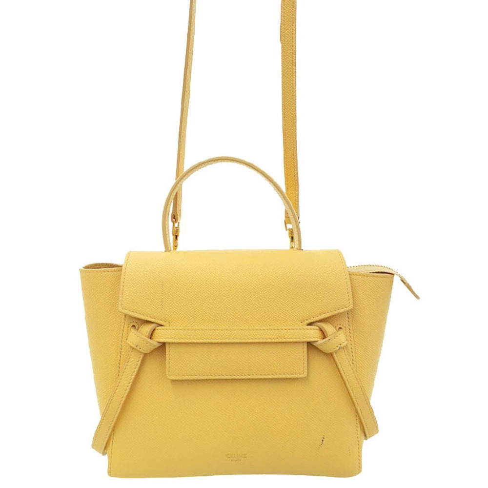 Celine Belt Bag 2way Crossbody Grained Calfskin Leather